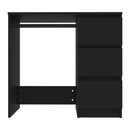 Desk Black 90X45X76 Cm Chipboard
