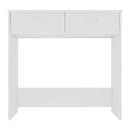 Desk White 80X40X75 Cm Chipboard