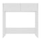Desk White 80X40X75 Cm Chipboard