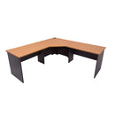 Close In Workstation 3Pc 1200Mm X 2100Mm X 600Mm D X 730Mm H Cherry