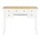 Writing Desk White Wood And Mdf