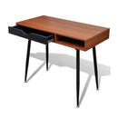 Brown Workstation Computer Desk Laptop Table