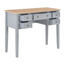 Writing Desk Grey Pinewood