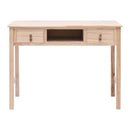 Writing Desk Natural 110X45X76 Cm Wood