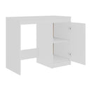 Desk White 100X50X76 Cm Chipboard