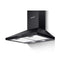 Pyramid Range Hood Rangehood 600 Mm 60 Cm Kitchen Canopy Black