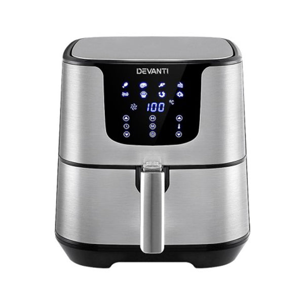 Air Fryer 7L Lcd Fryers Oil Free Oven Kitchen Healthy Cooker