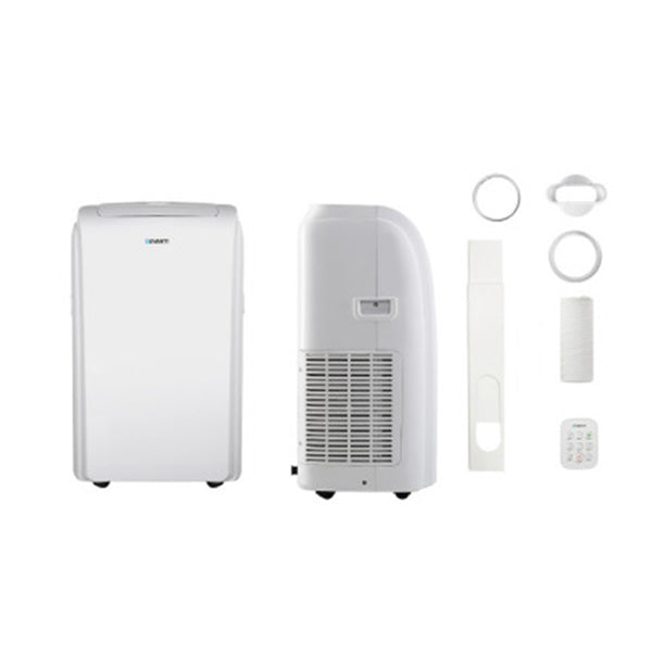 Portable Air Conditioner Cooling Mobile Fan Cooler Remote White 3300W