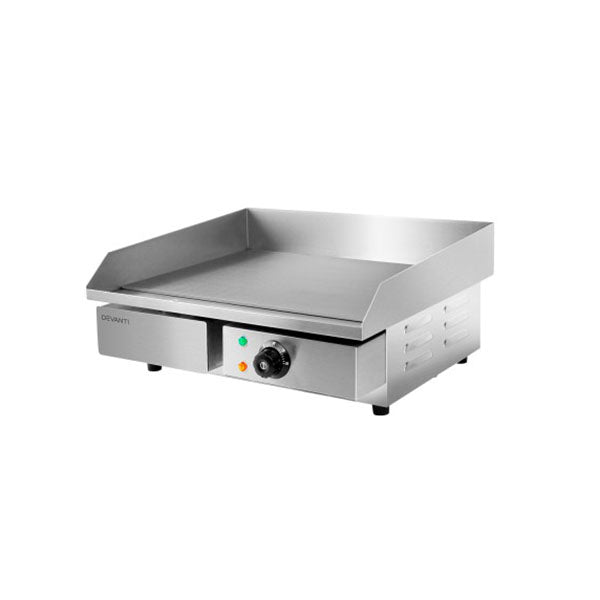 Commercial Electric Griddle Bbq Grill Pan Hot Plate Stainless Steel
