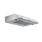 Fixed Range Hood Stainless Steel Kitchen Canopy 60 Cm 600 Mm