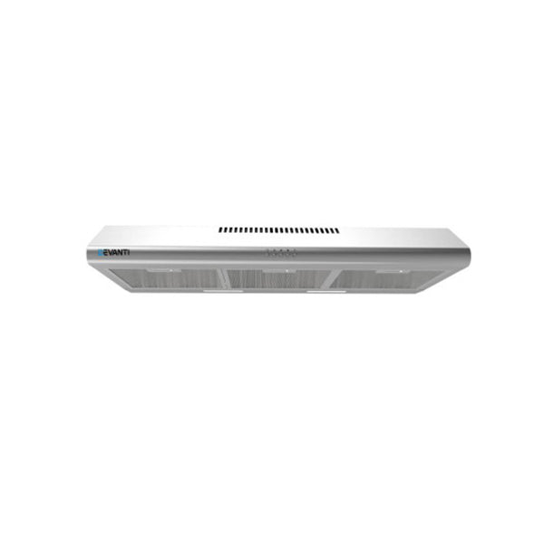 Devanti Fixed Range Hood Stainless Steel Kitchen Canopy 90Cm 900Mm