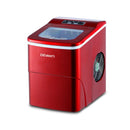 Devanti Portable Ice Cube Maker Machine 2L Easy Quick Red