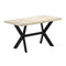Dining Table Solid Bleached Mango Wood 140X70X75Cm