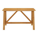 Garden Dining Table 140 Cm Solid Acacia Wood