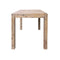 Dining Table 210Cm Large Size With Solid Acacia Wooden Base