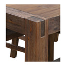 Dining Table 180Cm Medium Size With Solid Acacia Wooden Base