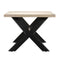 Dining Table Solid Bleached Mango Wood 140X70X75Cm