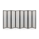 8 Panel Room Divider Privacy Screen Dividers Stand Oriental Vintage