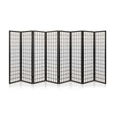 8 Panel Room Divider Privacy Screen Dividers Stand Oriental Vintage