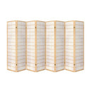 8 Panel Room Divider Privacy Screen Dividers Stand Oriental Vintage