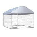 Outdoor Dog Kennel With Roof 200X200X135 Cm