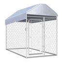 Outdoor Dog Kennel With Roof 200X100X125 Cm