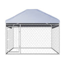 Outdoor Dog Kennel With Roof 200X200X135 Cm