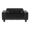 Dog Sofa Black 81X43X31 Cm Plush And Faux Leather