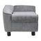 Dog Sofa Grey 72X45X30 Cm Plush