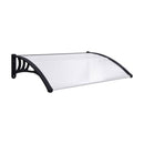 Door Canopy Black And Transparent Pc