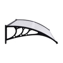 Door Canopy Black And Transparent Pc