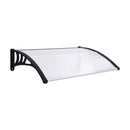 Door Canopy Black And Transparent Pc