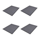 Pvc Door Mats 4 Pcs Grey 90X60 Cm