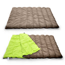 Double Outdoor Camping Sleeping Bag Thermal 220X145Cm