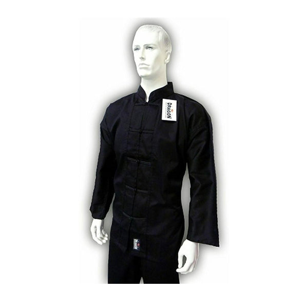 Yamasaki Kung Fu Uniform Black Trim 10 Oz