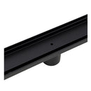 Tile Insert Shower Bathroom Black Grate Drain Outlet Floor Waste