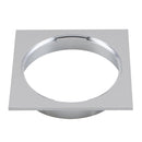 110X110Mm Brass Floor Waste Shower Grate Drain Square Chrome