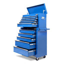 14 Drawers Toolbox Chest Cabinet Mechanic Trolley Garage Storage