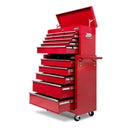 14 Drawers Toolbox Chest Cabinet Mechanic Trolley Garage Storage