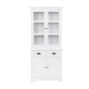 Welsh Dresser With 4 Doors Mdf And Pinewood 80X40X180 Cm