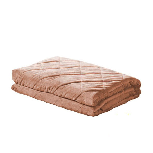 Weighted Blanket Single Size 9Kg Gravity Blankets Pink