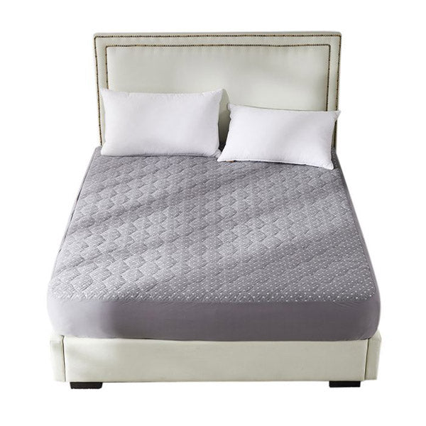 Mattress Protector Topper Bamboo Charcoal Pillowtop King Single