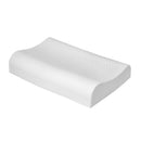 Natural Latex Pillow 2Pcs Removable Cover Luxurious B Shape White