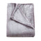 Ultra Soft Mink Blanket Warm Throw In Silver Colour 220X160Cm