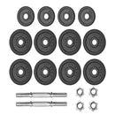 18 Piece Dumbbell Set 30 Kg Cast Iron