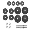 18 Piece Dumbbell Set 40 Kg Cast Iron