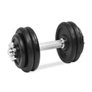 18 Piece Dumbbell Set 30 Kg Cast Iron