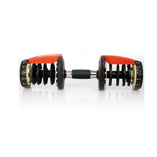 Pair Adjustable Dumbbell Set With Stand 24Kg Ea