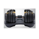 48Kg Powertrain Adjustable Dumbbell Set With Stand Gold