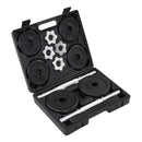 15 Piece Dumbbell Set 20 Kg Cast Iron